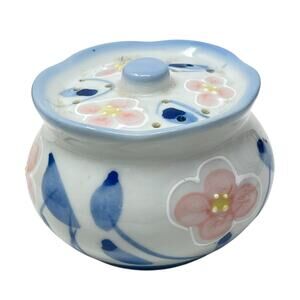Vintage Ben Rickert Fine China Potpourri Pomander Jar Floral Scent Holder Japan
